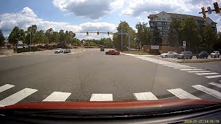 BMW Fails to Stop At Right Turn on Red [upl. by Tommy]