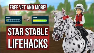 Star Stable Lifehacks free vet any tack on any horse amp more 2022 [upl. by Relyk]