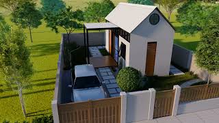 SMALL HOUSE DESIGN LOFT TYPE HOUSE DESIGN [upl. by Alguire]