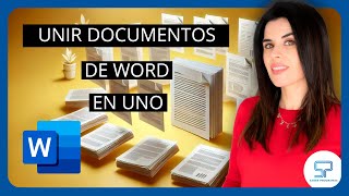 Cómo JUNTAR documentos de WORD en UNO SOLO ✅ [upl. by Raddatz]