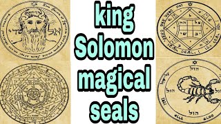 king Solomons seals symbols secret naqsh e sulemani islam english sihr black magic jinn shirk devil [upl. by Curzon196]