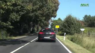 Fahrt von Anklam nach Kölpinsee auf der Insel Usedom [upl. by Johppa]