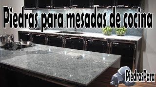 ▶ 🍳 Piedras para Mesadas de Cocina  Tipos de Mesadas de Piedra [upl. by Jacob]