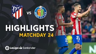 Resumen de Atlético de Madrid vs Getafe CF 43 [upl. by Emily411]