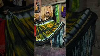 chanderi silk sarees manufacturers  silk saree collection silksarees tiedye viralvideo [upl. by Dannel370]