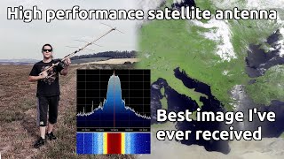 DIY portable 137 MHz yagi antenna for good LRPT  Satellite reception pt13 [upl. by Nrek343]