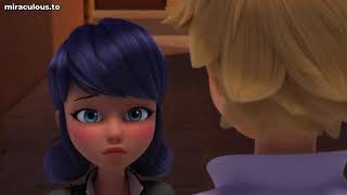 Miraculous Ladybug Ephemeral  Marinette Reveals her identity Umbrella scene 30  English Dub HD [upl. by Ruthann344]