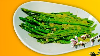 SAUTEED BUTTER GARLIC ASPARAGUS  CH SECRET RECIPES [upl. by Trepur240]