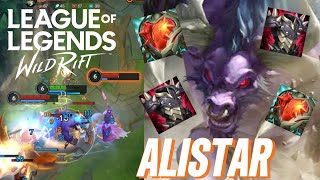 ALISTAR SUPPORT IS MONSTER BuildRune League of Legends Wild Rift [upl. by Mears59]