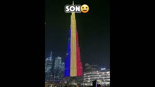 Country Flag On Burj Khalifa😈 automobile thar attitude daku modified crazyxyz trend viral [upl. by Gisser]