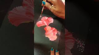 One stroke acrylic painting ideas for beginnersART onestroke simplestrokes shorts [upl. by O'Donnell]