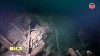 Underwater video of the wreck of HMS Charybdis filmed in 2011 [upl. by Asiled]