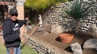 Day 3 in Pasadena Means Planting Boulders and Succulents Alike [upl. by Ahsiekan]