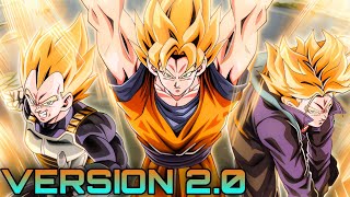 DBZ Dokkan Battle Goku Vegeta amp Trunks SSJ Int LR Active Skill OST NIGHTCORE Version 20 [upl. by Latimer]