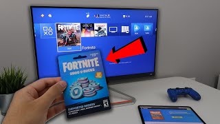 How to REDEEM FORTNITE VBUCKS CODE ON PS4 EASY METHOD [upl. by Arytal]