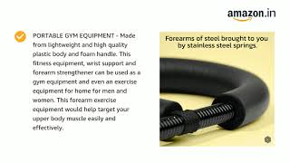 Boldfit Forearm Strengthener Wrist Exercise Equipment Arm Strengthener Grip Strengthener Fitness [upl. by Okun]