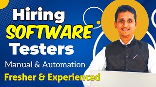 QA Jobs For Experienced  Fresher Software Testing Jobs  Pradip Khedkar  QA Jobs  Test Engineer [upl. by Fujio]