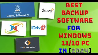 Top 5 Backup Software for Windows 1110 PC in 2024 [upl. by Mellman]