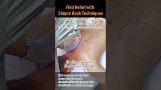 Find Relief with Simple Back Techniques [upl. by Eilyab]