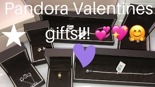 My Pandora Valentine’s Day gifts 💖 [upl. by Enilrac]