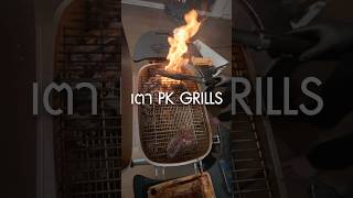 เตา PKGRILLS ใช้ง่ายแข็งแรงจัด เนิร์ดเนื้อ PK Grill จาก Ray’s BBQ Supply สเต็ก steak ย่างเนื้อ [upl. by Aralomo]