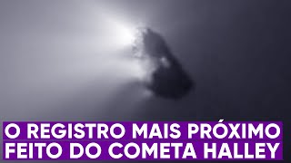 A imagem mais próxima já feita do cometa Halley [upl. by Lindo]