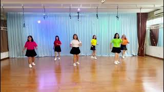 CELINE DION REMIX LINE DANCE By FOREVER BEAUTIFUL [upl. by Annairba]