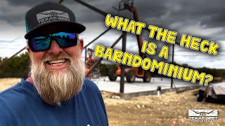 What is a BARNDOMINIUM  Hico HOME Update  Texas Best Construction [upl. by Kurys]