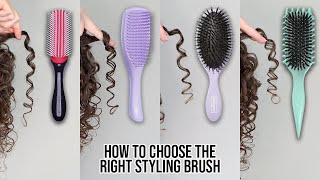 Comparing the Best Styling Brushes for Curly Hair [upl. by Cirala]