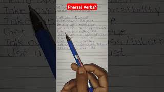 Pharsal Verbs  Learn English  shorts youtubeshorts phrasalverbs viralshort towardsenglish [upl. by Adirf]