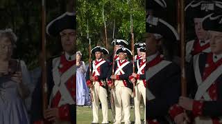 🇺🇸‘The Old Guard’ Demonstration Firing Muskets in Formation “Make Ready… Take Aim… FIRE”💥💥💥💥 [upl. by Sivaj64]