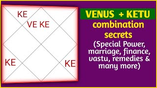 UNTOLD SECRETS OF VENUS KETU COMBINATION [upl. by Achorn]