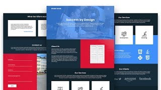 How to build a Complete Responsive Website from scratch  Html5 CSS3 Website Design Tutorial [upl. by Oriole]