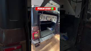 Boot space problem solved in thar roxx🔥 mahindra tharroxx [upl. by Rodgers]