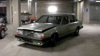 Volvo 760 Turbo 1984 First run in 12 years [upl. by Lily135]