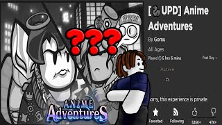 E AGORA oque aconteceu ANIME ADVENTURES [upl. by Nagel]