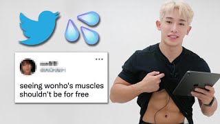 WONHO Reads Thirst Tweets [upl. by Chard]