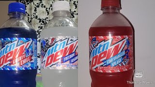 Lets try the new 4th of July themed Mtn dew flavors [upl. by Micro621]