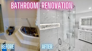 Modern Ensuite Bathroom Renovation amp Remodel [upl. by Nirac]