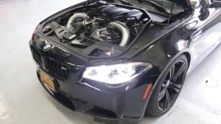 F10 BMW M5 Dinantronics Stage 2 with MSR Performance Intake [upl. by Scharf228]