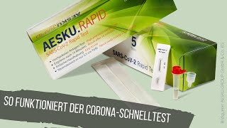 CoronaSchnelltest So funktioniert der Abstrich  SARSCoV2 Antigen Test [upl. by Egoreg]