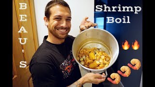 Shrimp Boil Recipe  Food Vlog [upl. by Mikahs]