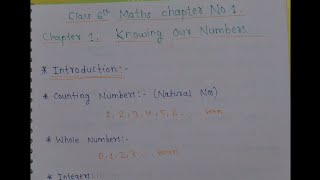 Class 6 Maths  Chapter 1 Knowing Our Numbers Introduction [upl. by Pine]