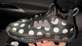 Adidas Harden Vol 5 Futurenatural Polka Dot Black Basketball Shoes [upl. by Lesde]