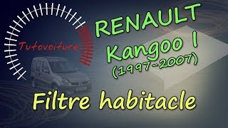 Filtre habitacle  Renault Kangoo [upl. by Tegan743]