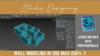 L012WALL MODELLING IN 3DS MAX 2024 [upl. by Cynar]