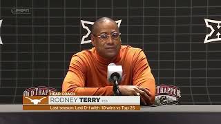 2023 Big12 Basketball Tip Off  Texas Mens Basketball Head Coach Rodney Terry Press Conference [upl. by Eeliab563]