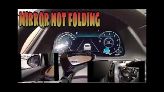 HYUNDAI SONATA 25 mirror not foldingvlog 44 [upl. by Mohl]