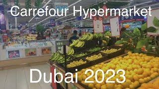 Dubai Carrefour Hypermarket In Depth Walking Tour  Dubai Carrefour 2023 [upl. by Maloy262]