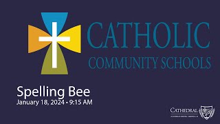 Catholic Community Schools Spelling Bee [upl. by Ariel]